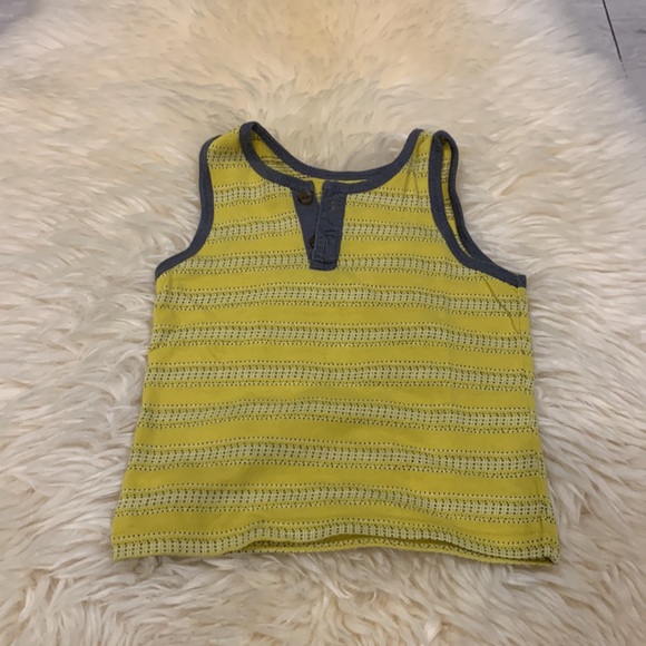 4 Pack Bundle Tank Tops in Army Green/Yellow/Gray/Light Blue sizes 12-18M - Picture 2 of 14